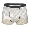 Caleçon Homme Sexy Cartoon Westie Tartan Et Pois Sous-Vêtements Boxer Briefs Hommes Stretch Shorts