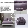 Bedding sets L Linen World Pure Cooling Bamboo Fiber Sheets Set100 Cooling Flat Organic 4 Pcs 16inch Deep Pocket FittedSilky SoftBreat Z0612