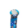 Date Fumer Coloré Motif Épais Silicone Pipe À Eau Narguilé Bong Tuyaux Kit Portable Bubbler Herbe Tabac En Verre Filtre Poignée Entonnoir Bol Porte-Cigarette DHL