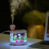 Luftfuktare 460 ml USB Creative Aquarium Lamp Firidifier Air Cleaner Mini Colorful Lights Simulation of Aquatic Plants Firidificador