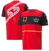 Polos masculinos F1 Racing T-shirt de manga curta Verão Team Polo Camisa o mesmo estilo personalizável D5xv