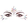 3D Acrylic Glitter Rhinestone Temporary Sexy Face Tattoo Sticker DIY Kids Holiday Party Masquerade Body Facial Jewelry Tattoo