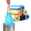 PE plastic drawstring garbage bags ready to ship