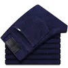 Spodnie Shan Bao Cord wygodne bawełniane proste szczupłe spodnie 2021 jesień/zima marka odzieży biznesowe Men's Fitted Pants