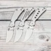 Evil Eyes Custom New Pt Folding Knife Fashion Titanium Handle Hög hårdhet CPM 20CV Blad utomhusutrustning Taktisk fick EDC Camping Survival Tools