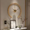 Orologi da parete Orologio in metallo vintage Grande design moderno 3D Silenzioso Classico Breve europeo per soggiorno Home Decor