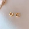 Stud Earrings 2023 Fashion Round Metal Women Classic Simple Small Cute Female Jewelry