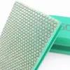 Polijstpads Shdiatool 2st Doted Electroplated Diamond Hand Polishing Pad 90x55mm Hard Foambacked Hand Pads For Marble Granite Stone
