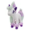 Brinquedos de unicórnio de pelúcia jogo de brinquedo bicho de pelúcia pequeno fogo cavalo evolução brinquedos de pelúcia 10,6 polegadas unicórnios desenho animado brinquedo garra boneca crianças presente de aniversário