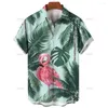 Casual shirts voor heren 2023 Hawaiiaans shirt voor mannen strand vakantie korte mouw reversknoppen mode kleding tops dames blouse