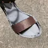 Designer Klassieke Geklonken Gladiator Vrouwen Sandalen Muilezels Slide Sexy Korte Enkel Hoge Laarzen Letter Casual Llats Heren Strand Romeinse Loafers Grote Maat 12