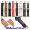 Designer Gift Watchbands Watch Strap Band 42mm 38mm 45mm 40mm 44mm 49mm iwatch 5 SE 6 7 8 bands Leather Belt Bracelet Fashion Wristband Print Stripes watchband