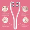 Face Massager EMS Lifting Roller RF Double Chin V Shaped Jaw Cheek Thin Slimming Lift Up Belt Skin Care Tool 230613