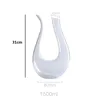 Bar Tools 1500ML Wijn Decanters Karaf Set Luxe Handgemaakte Kristal Rode Brandewijn Champagne Glazen Karaf Fles Kruik Schenker Beluchter 230612