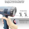 Warmtepistool 2000W 220V EU Plug Industrial Electric Hot Air Gun Thermoregulator Heat Gun krympning av termisk fläkt för lödning för lödning