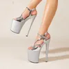 NXY Sandalen Extreme Hoge Hakken Paaldansen Zomer Mode Vrouwen Peep Toe Party Sexy Gesp Platform Zapatos Mujer 230511