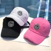 Nouveau Casquettes De Baseball Casquette De Baseball Femme D'été Coton Sourire Dimond Chapeau De Mode Casual Sports De Plein Air Rétro Snapback Femmes Hommes Chapeaux De Soleil