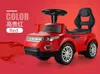 Baby Electrical Walker Ride On Car Cartoon Child Chool Toy Four-Wheeled Music Scooter Twist Car för 3-6 år gammal