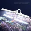 Lightings 100v240V Justerbar fiskbehållare Fourrow Lights LED Aquarium Clipon Lighting Lamp EU/US Plug