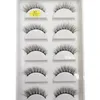 Makeup Tools 5 Pairs 3D Natural Half Eye Thick False Eye Lashes Mink Lashes Soft Fake Cat Eyelash Wispy Makeup Eyelashes Cilios 230612