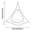 Hammocks 150cm Shape Tree Hanging Swing for Kids Adults Indoor Outdoor Hammock Tent Furniture Camping