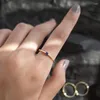 Anillos de racimo CHOZON 925 plata esterlina Corea azul circón apertura anillo mujeres lujo temperamento compromiso joyería