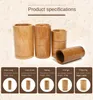 Masajı Çoklu Çin Tıp Karbonize Bambu Pot Pot Alt Çukurluk Masaj Servikal Arka Plantar Çukurluk Çin Çukur Seti