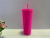 Starbucks Studded Tumblers 710ML Plastic Coffee Mug Bright Diamond Starry Straw Cup Durian Cups Gift Product