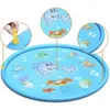 Sand Play Water Fun 100170 CM Crianças Play Water Mat Summer Beach Inflatable Water Spray Pad Outdoor Game Toy Lawn Swimming Pool Mat Kids Toys 230612