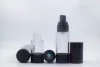 wholesale new 30ml black airless pump bottle empty,30 ml plastic airless Refillable Bottles Simple