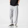 Pantaloni da uomo Uomo Street Hip Hop Stripe Casual Loose Summer Fashion Trend Pant Pantaloni comodi di alta qualità con coulisse