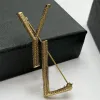 Kadın Tasarımcı için Pimler Altın Broşlar Erkek Sier Pin S Golden Broche Narin Broches Moda Takı Broş 236133D