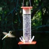 Mangeoire à colibris à Tube d'alimentation suspendue, mangeoire à oiseaux sauvages pour décoration d'arbre de Patio de cour extérieure