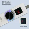 Nagelkonstkit Electric Manicure Drill 42W Portable Slim USB Supply Rechargeble Pro 30000RPM Machine With File Bits 230613