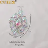 Solitaire Ring CUIER 6.5*8.5cm Oval Adjustable Ring For Stage Huge size Wedding Jewelry Drag Queen Accessories for TV show s Crystal 230612