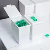 Pudełka do przechowywania pojemniki na białe pralnia pudełko pudełko pudełko pudełko pudełko pudełko pudełko pudełko pudełko proszkowe klipsy ubrania klipsy z pyłkowym Organizatorem pokrywki 230613