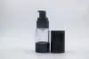 Großhandel neue 30 ml schwarze Airless-Pumpflasche leer, 30 ml Kunststoff Airless nachfüllbare Flaschen Top