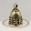 Décorations de jardin Moulage sous pression Cloche à vent Cloche en bronze tibétain Cloche antique Feng Shui Carillon à vent Fortune Jingle Bell Artisanat R230613