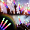 RGB LED Glow Foam Stick Cheer Tube Colorful Light Glow In The Dark Birthday Wedding Party Supplies Festival Party Decorations JN13