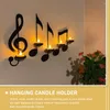 Candle Holders Creative Wall Holder Mount Hanging Metal Decor Sconce Candlestick Home Goblincore Room Decorss Vintage