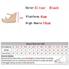 New Crystal Transparent Open Toe Platform Heels Slippers Women Wedges Sandals Fashion Straw Rope Weave Thick Bottom Female Shoes