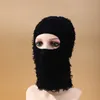 Moda yüz maskeleri boyun gaiter balaclava sıkıntılı örgü tam yüz maskesi kış rüzgar geçirmez boyun ısıtıcı erkekler için kadınlar tek beden tüm 230612