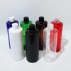 Opslag Flessen 14 Stks/partij 500 Ml Lege Clear Wit Zwart Plastic Shampoo Met Flip Deksel Essentiële Oliën Cosmetische Verpakking douchegel