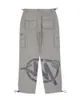 Pantalons pour hommes Streetwear poches Cargo taille haute droite Joggers hommes et femmes Baggy Vintage Harajuku Y2k mode