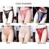 Cuecas Melhorar o Pênis Bolsa Calcinhas Transparente de Renda fio dental Tanga Masculina Sexy Lingerie Sissy Lingerie Gay Elástica Cuecas