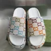 Luxury Brand Slippers Embroidered Alphabet muffin platform Women Sandals B22 Designer Couple Beach Slippers GGity