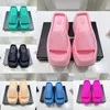 Thick soled square toe Slippers for women's new style sponge cakesole Slippers with increased sense of stepping on feces sloping heels small personality sandals