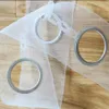 Rideau Poles 14M Oeillet Bande Heading Grommet Top Transparent Ring Header 5 ringsm Blanc Accessoires D40 230613