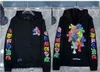 1 ila 1 erkek gevşek chromees marka sweatshirts klasik ch tasarımcı kapüşonlu kalp at nalı sanskritçe baskı lüks fermuarlı ceket kazak kapüşonlu üstler 5 bxbr