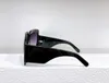 Schwarze übergroße Runway-Sonnenbrille mit dunkelgrauen Gläsern für Damen und Herren, Sonnenbrillen, UV400-Brillen mit Box